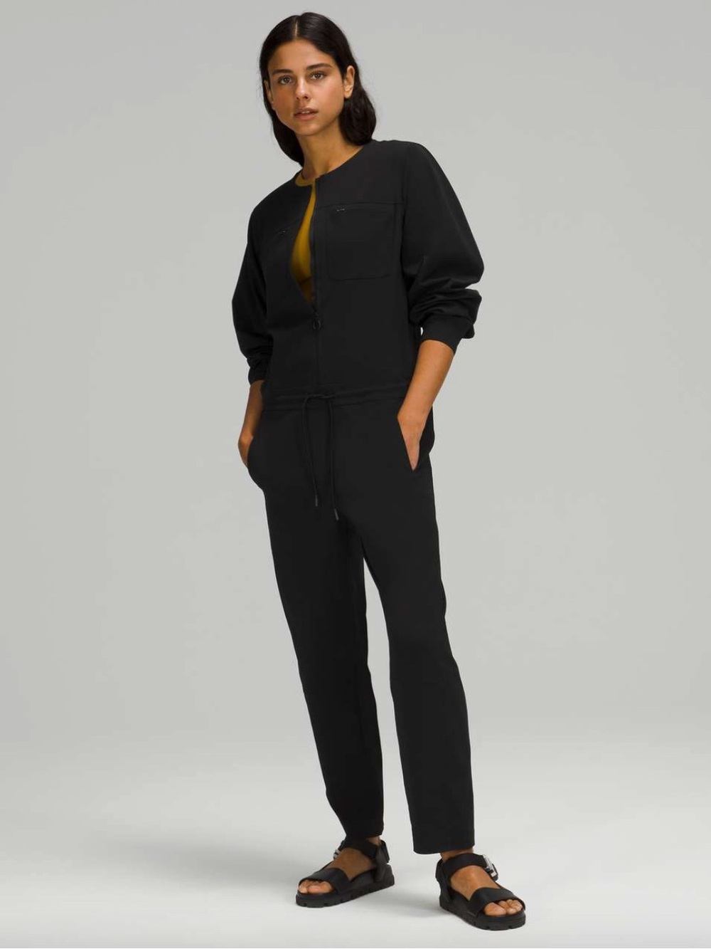 Lululemon Ventlight Zippered Jumpsuit Black